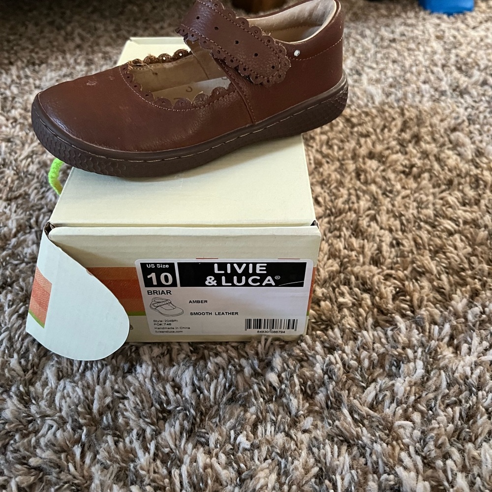 Brown Mary Jane style livie and Luca shoes.  EUC. Worn only a handful of times.